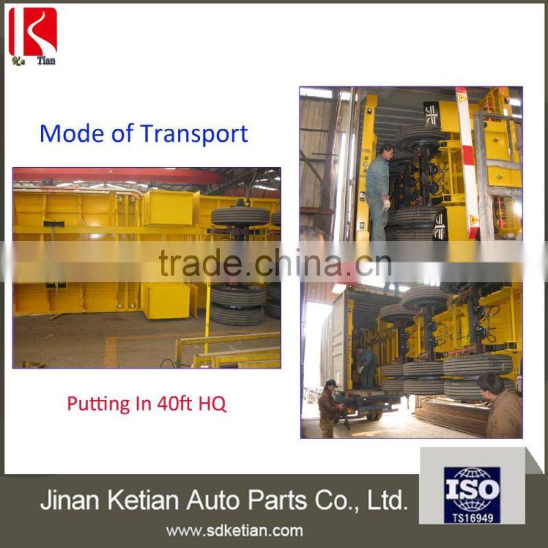 Low Bed Semi Trailers Used For Equipment Transport
