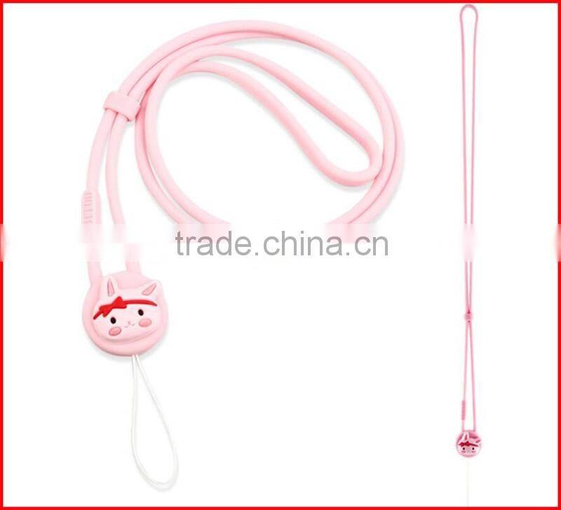 Promotional silicone phone sling for compatible brands