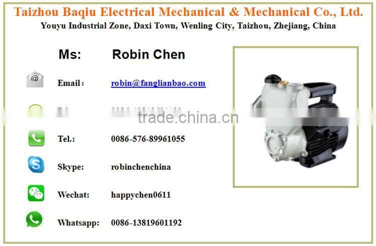 (JET60L 0.37KW 0.55HP) Taizhou Jet Water Pump Agricultural Irrigation Electric Water Pump