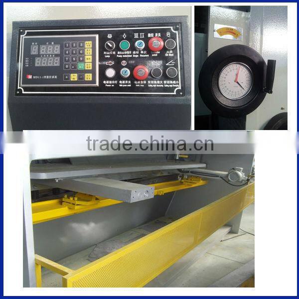 E21 Control Hydraulic guillotine shear for cutting 16mm metal plate sheet