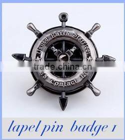 souvenir back stamp logo soft enamel lapel pin badge with epoxy