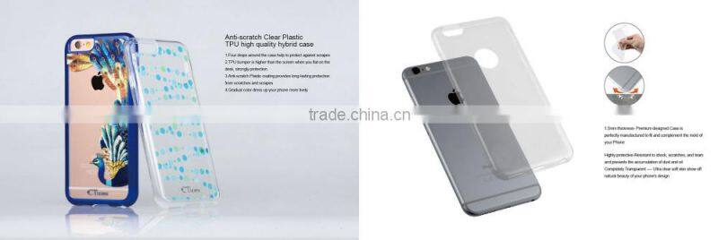 C&T Hybrid Ultra Slim Shockproof Bumper with Clear Back Panel Cover Case for HTC 10