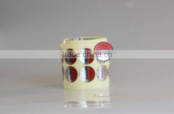 coated paper material sticker label printed