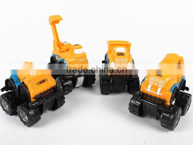 friction toy vehicle 4PCS kids plastic universal friction car toy