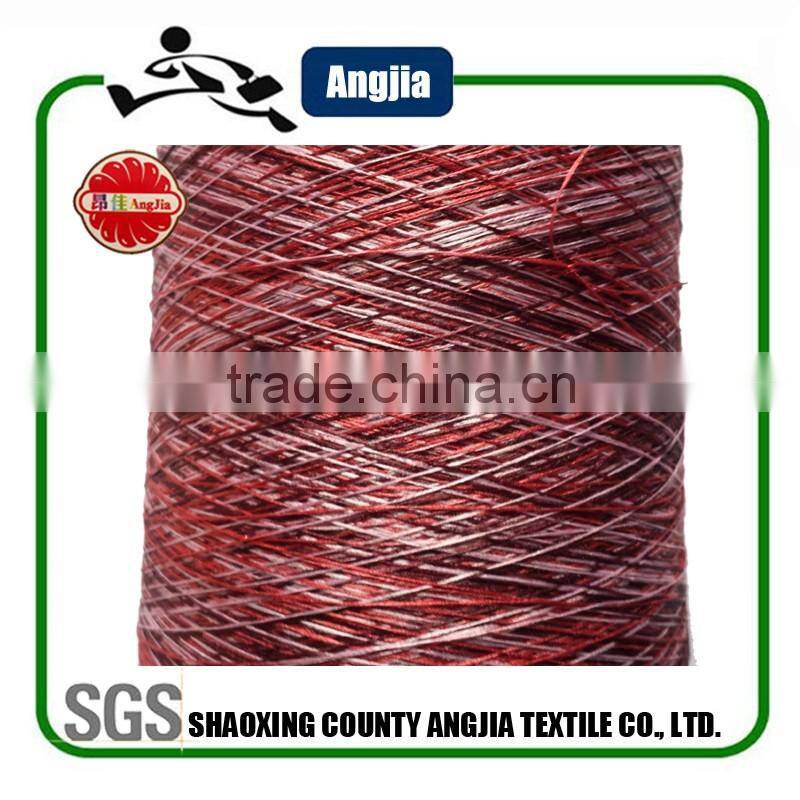 space dyed yarn for circular fabric/space dyed fabric