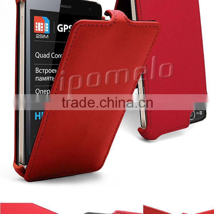 Luxury flip leather mobile phone case for Explay RIO EXP 4