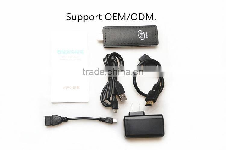 Intelligent Computer Stick intel Mini PC Win 8.1 with Legal Key ID Z3735F intel atom mini pc
