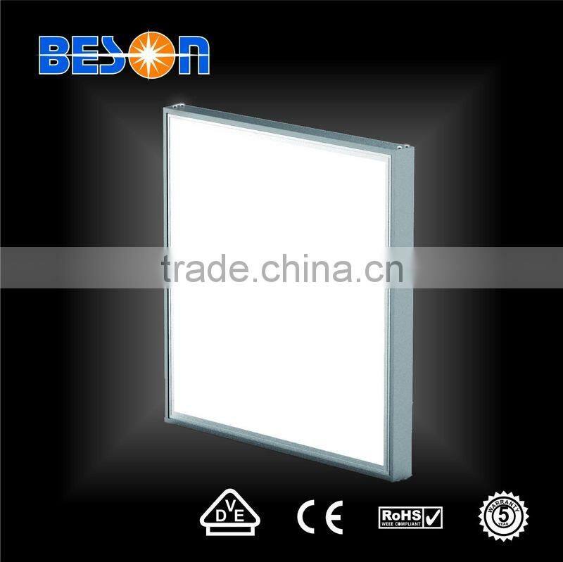 sensor dimmable 5 years CE ROHS VDE led panel light 62x62