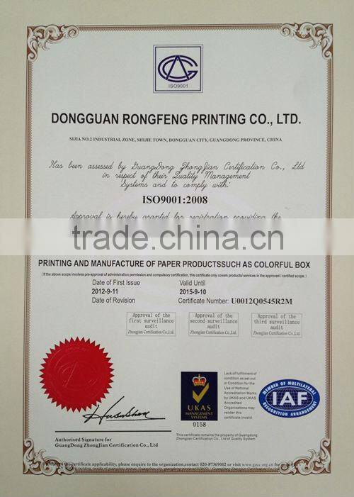 2013 New product liquor wine bottle display box