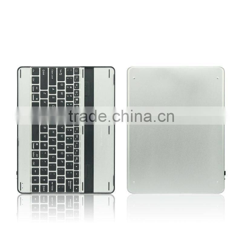 best selling wireless keyboard case for ipad 2 aluminum bluetooth keyboard case