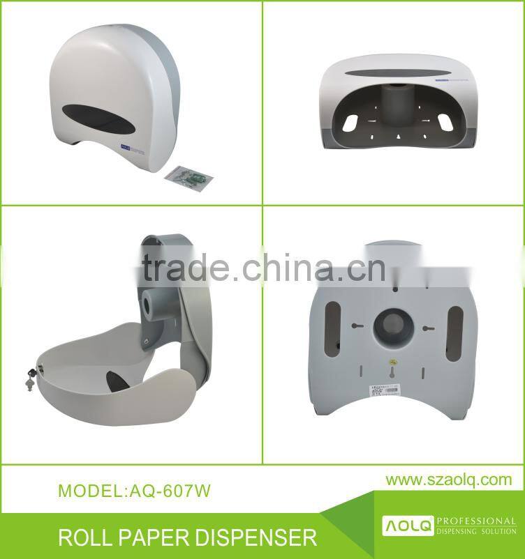 China bathroom accessories Z/N fold bamboo paper towel dispenser, toilet paper holder adhesive