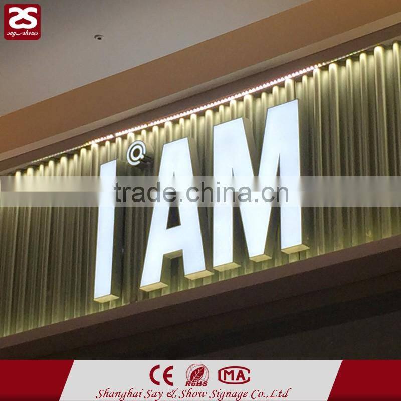 waterproof frontlit channel letter metal alphabet letter led sign logo