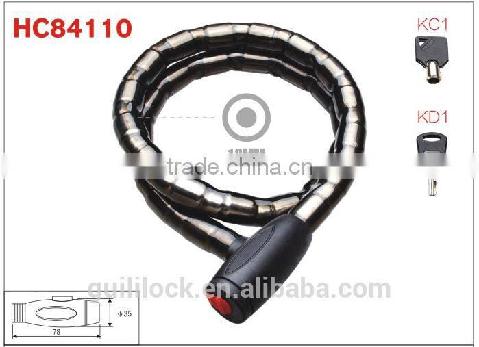 Carapace Lock,Armored Cable Lock,Motorbike Lock HC84110