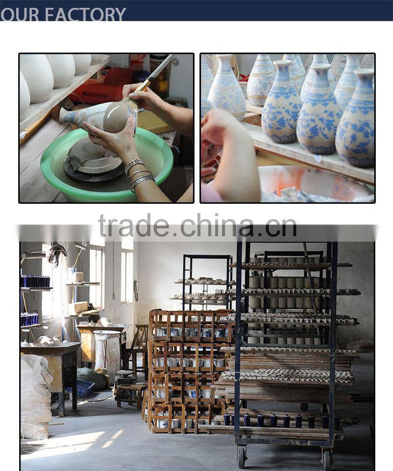 Factory sea blue color change ceramic mug CC-C017