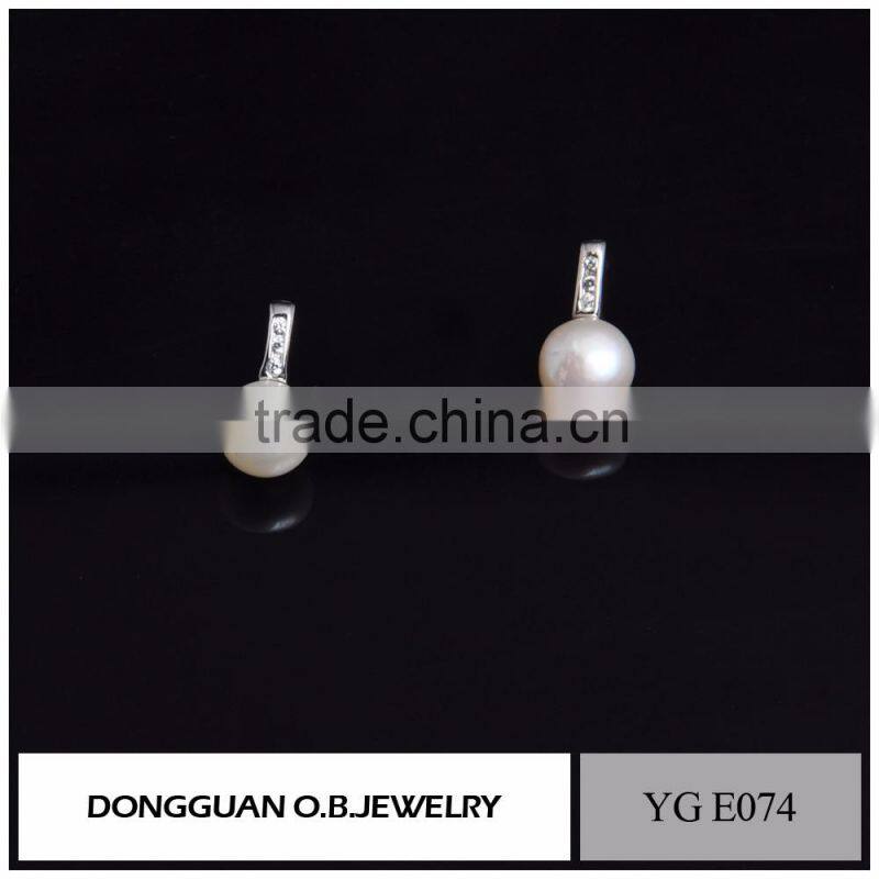 Square diamond earring /hot selling earring /925 silver earring