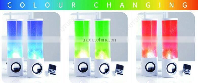 USB power LED flashing light speaker with sound responsive light show(F-1211-A)