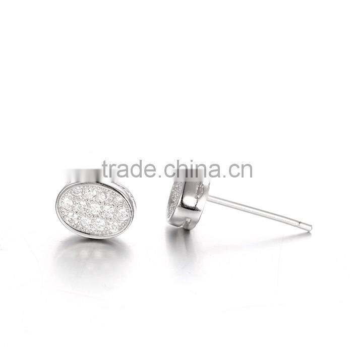 New 2016 Latest Silver Earring Designs Chrismas Gift SEB047W