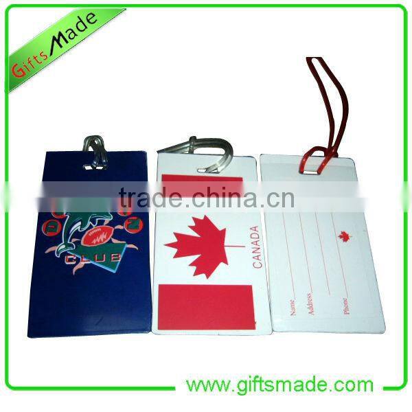 trade assurance promotion cheap bulk plastic luggage tag