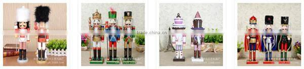 Wholesale christmas gift wooden nutcracker, custom nutcracker