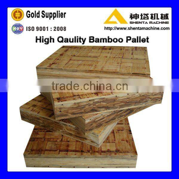 Long working life bamboo hollow brick pallet