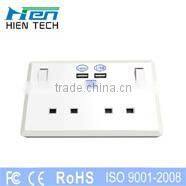 Best selling usb socket wall switches and sockets with 4 usb port
