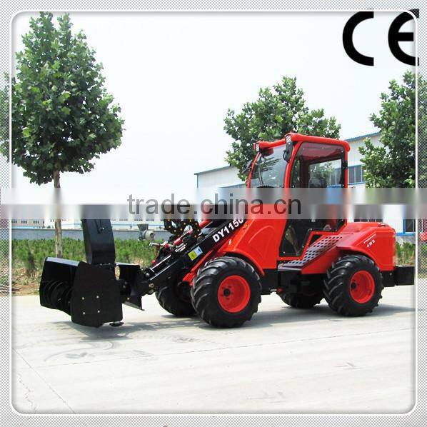 Mini loader made in China DY1150 compact wheel loader for sale