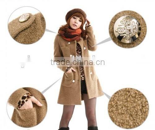 China Style Newest Fashion Autumn Winter Coat Hot Sale Casual Elegant Woolen Cloth Coat
