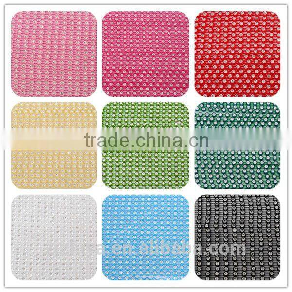 whoelsale ss12 pink color roll rhinestone chain