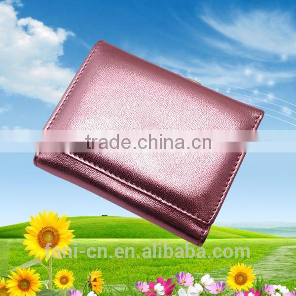 Fancy multicolor with elegant appearance leather clutch wallet clip for ladies/girls