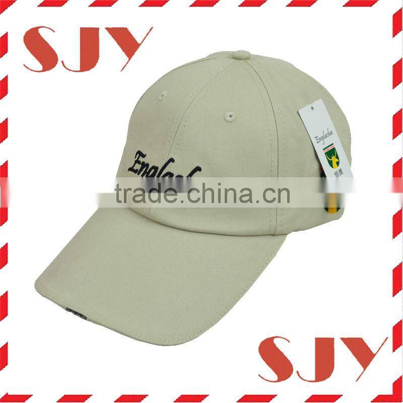 Camo led light baseball cap caps with lights in visor