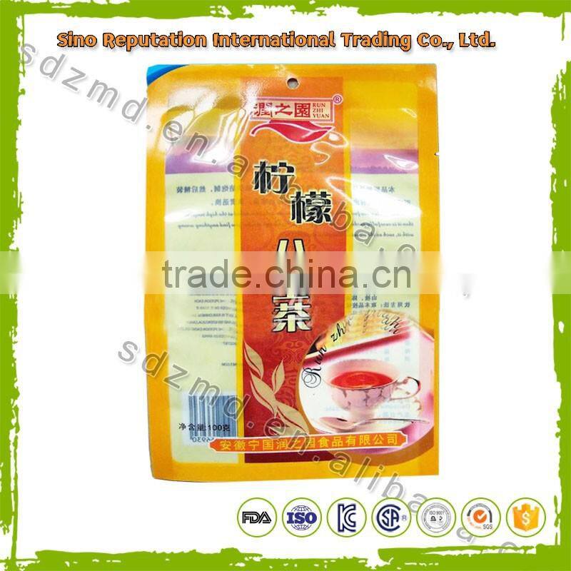 Good quality plastic tea bags with window on hot sale