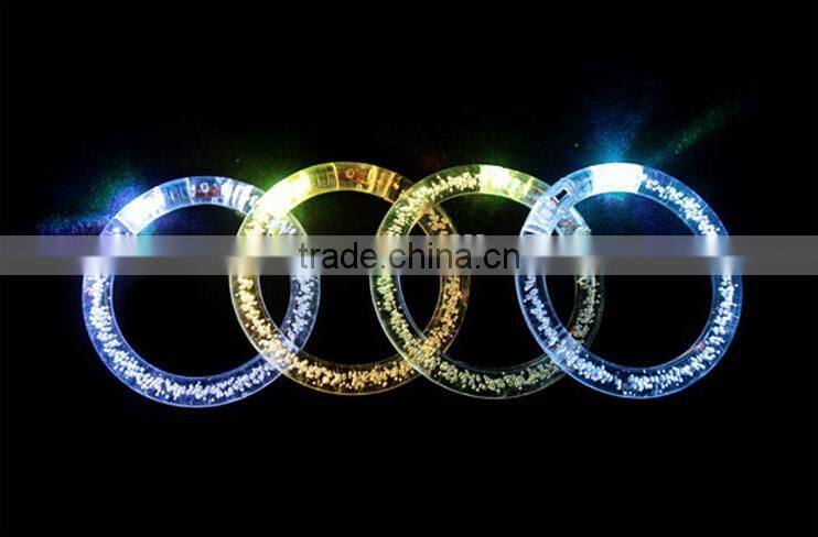 Yiwu Hot Selling Low Price Consert Using Profitional Gift Colorful LED Acrylic Flash Wristband