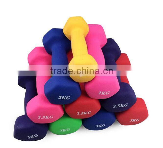 Exercise Equipment Cast Iron Neoprene Dumbbell for Women