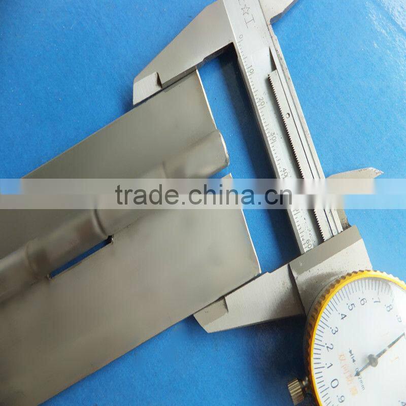 Stainless steel piano hinge, Size side of hinge