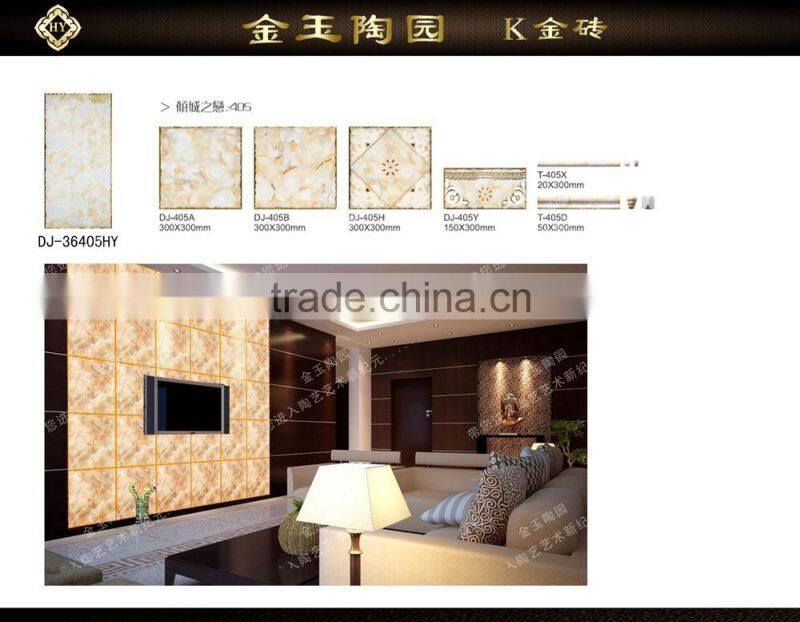 High quality TV ceramic background wall tiles for living room