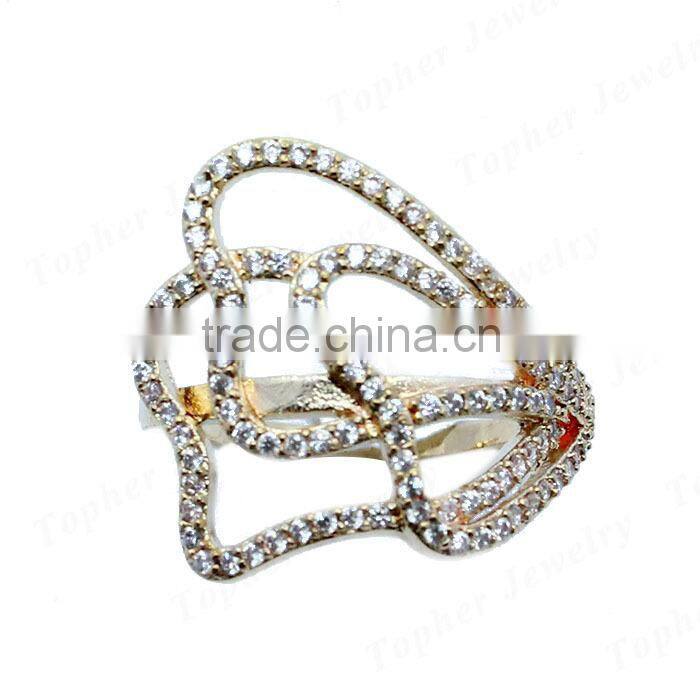 2015 new 925 sterling silver gemstone fanciful ring