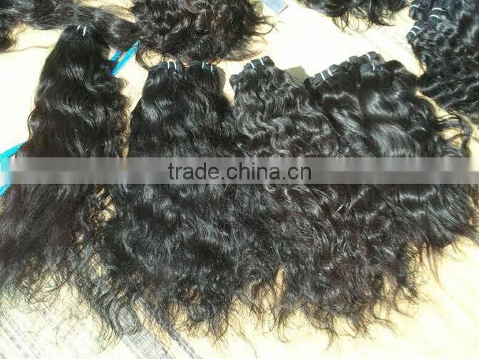 100% unprocessed Indian virgin remy human hair extension/bulk