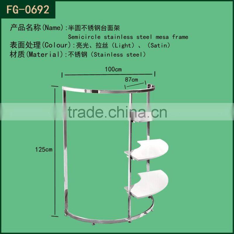 stainless steel clothing store display racks