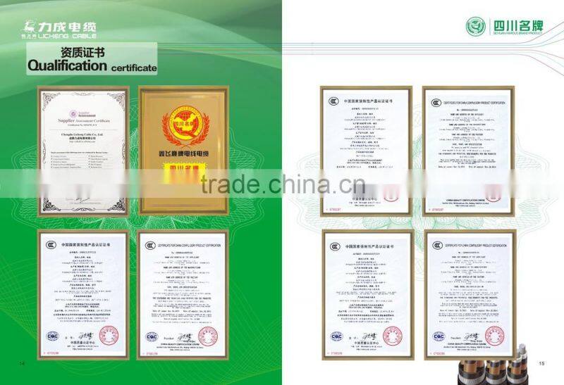 earth grounding cable PVC insulated pvc sheathed power cable aluminum cable VLV earth grounding cable