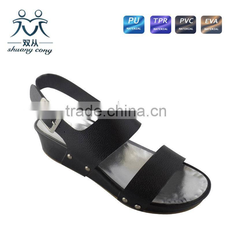 2016 spring newest style ladies sandals and shoes