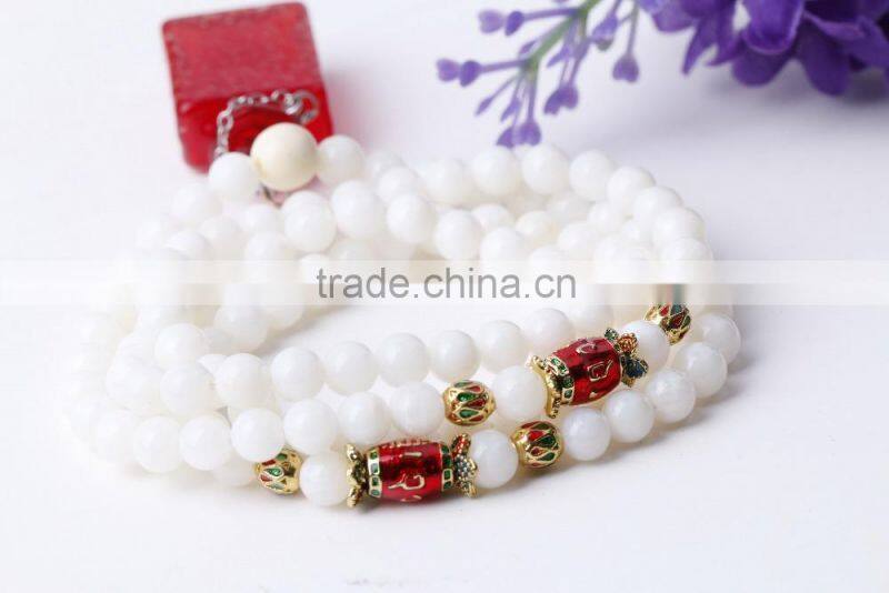Elegant Tridacna Shell Bead Necklace and Aroma Diffuser Pendant Jewellery Pendant Necklace