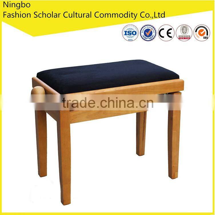 solid wood piano bench