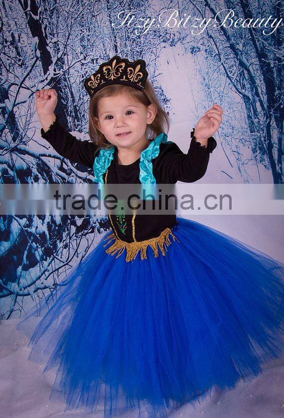 china wholesale factory children clothing elsa dress cosplay costume in frozen