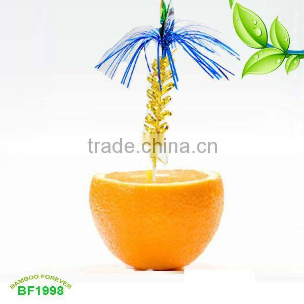 Hot sale spiral firework cocktail party decorative toothpicks