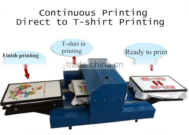 Digital T-Shirt Printer, Direct to Garment Printing Machine, Flatbed Printer
