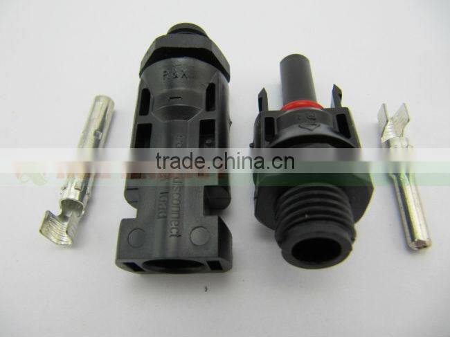 MC4 solar panel mount connector waterproof IP67.