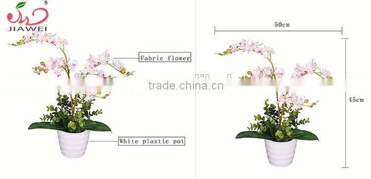 Yiwu factory decorative artificial orchid flower wholesale artificial plant
