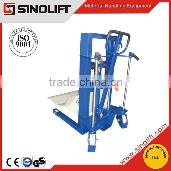 Manual Hydraulic Roll Lifter Machinery,Plastic Film Roll Work Positioner Lifter Equipment,Polyethylene Sheet Roll Stacker Carrie
