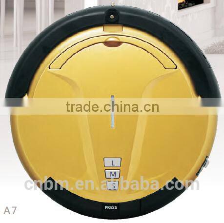 Cordless rechargeable Intelligent Auto Charging Cyclonic Robot Vacuum Cleaner with Remote Control