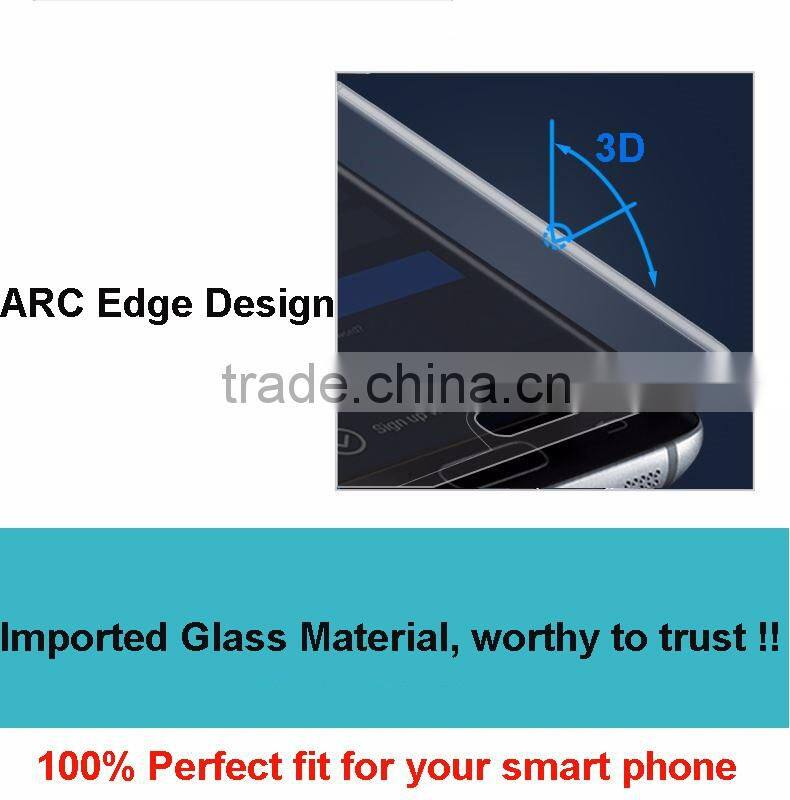 Top 10 !!!! 2016 Transparent Full Cover HD Clear Janpan AGC Tempered Glass Screen Protector for Samsung S7 Edge